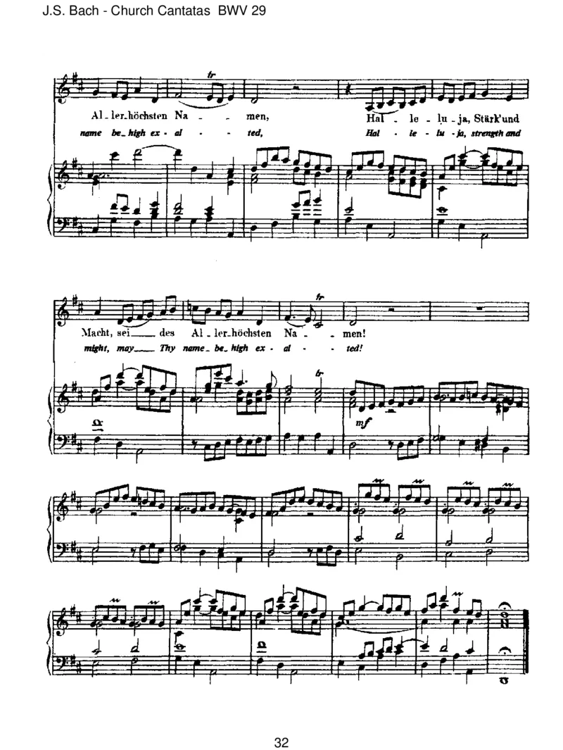 BWV29Wirdankendir,Gott,wirdankendir_一万首著名钢琴曲谱哈农贝多芬合集视频教学电子版高清无水印可打印_1古典钢琴知名音乐家谱_巴赫钢琴谱全集_J.S巴赫作品全集