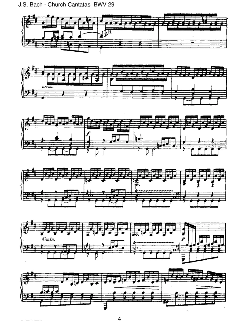 BWV29Wirdankendir,Gott,wirdankendir_一万首著名钢琴曲谱哈农贝多芬合集视频教学电子版高清无水印可打印_1古典钢琴知名音乐家谱_巴赫钢琴谱全集_J.S巴赫作品全集