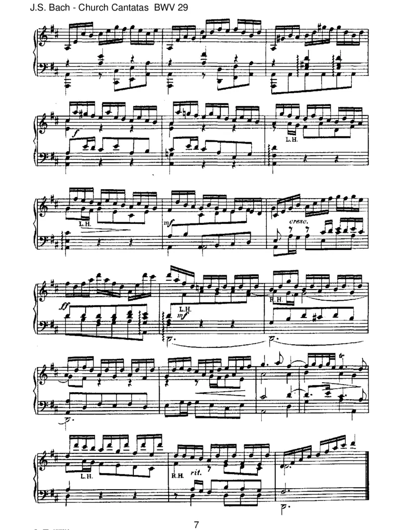 BWV29Wirdankendir,Gott,wirdankendir_一万首著名钢琴曲谱哈农贝多芬合集视频教学电子版高清无水印可打印_1古典钢琴知名音乐家谱_巴赫钢琴谱全集_J.S巴赫作品全集