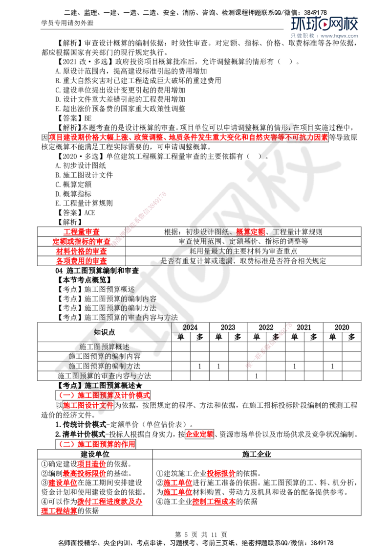 55.投资：第五章第三至四节施工图预算编制与审查_监理工程师_2025监理工程师_2025年监理工程师SVIP_2025年监理土建控制SVIP_02-基础精讲✿高端面授✿深度强化