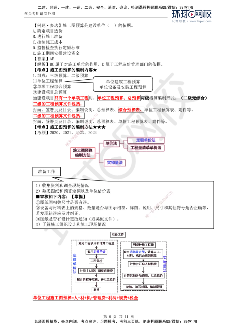 55.投资：第五章第三至四节施工图预算编制与审查_监理工程师_2025监理工程师_2025年监理工程师SVIP_2025年监理土建控制SVIP_02-基础精讲✿高端面授✿深度强化