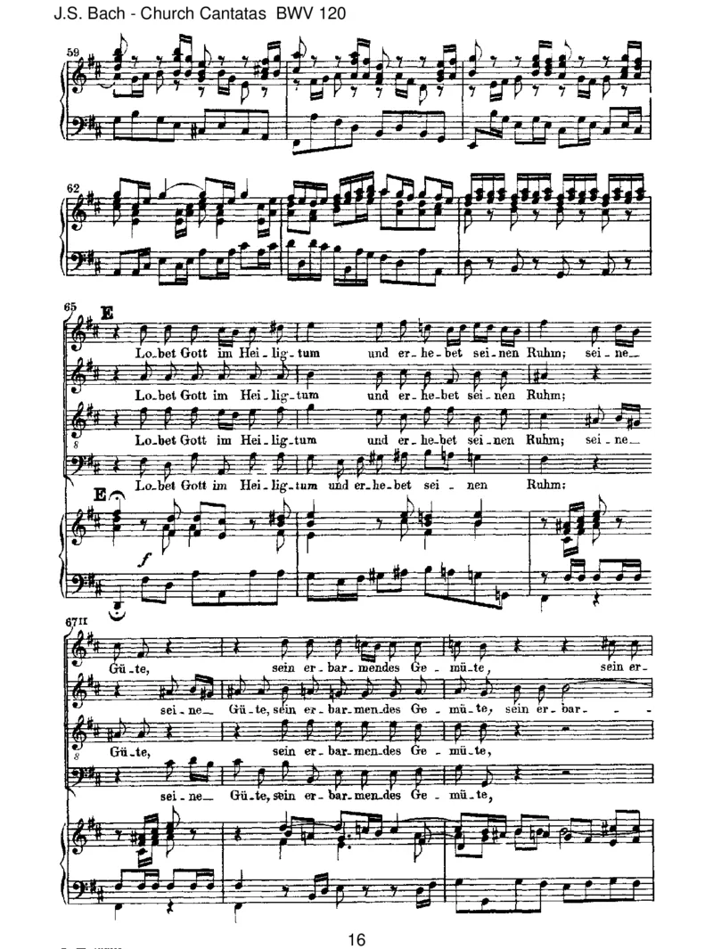 BWV120Gott,manlobetdichinderStille_一万首著名钢琴曲谱哈农贝多芬合集视频教学电子版高清无水印可打印_1古典钢琴知名音乐家谱_巴赫钢琴谱全集_J.S巴赫作品全集