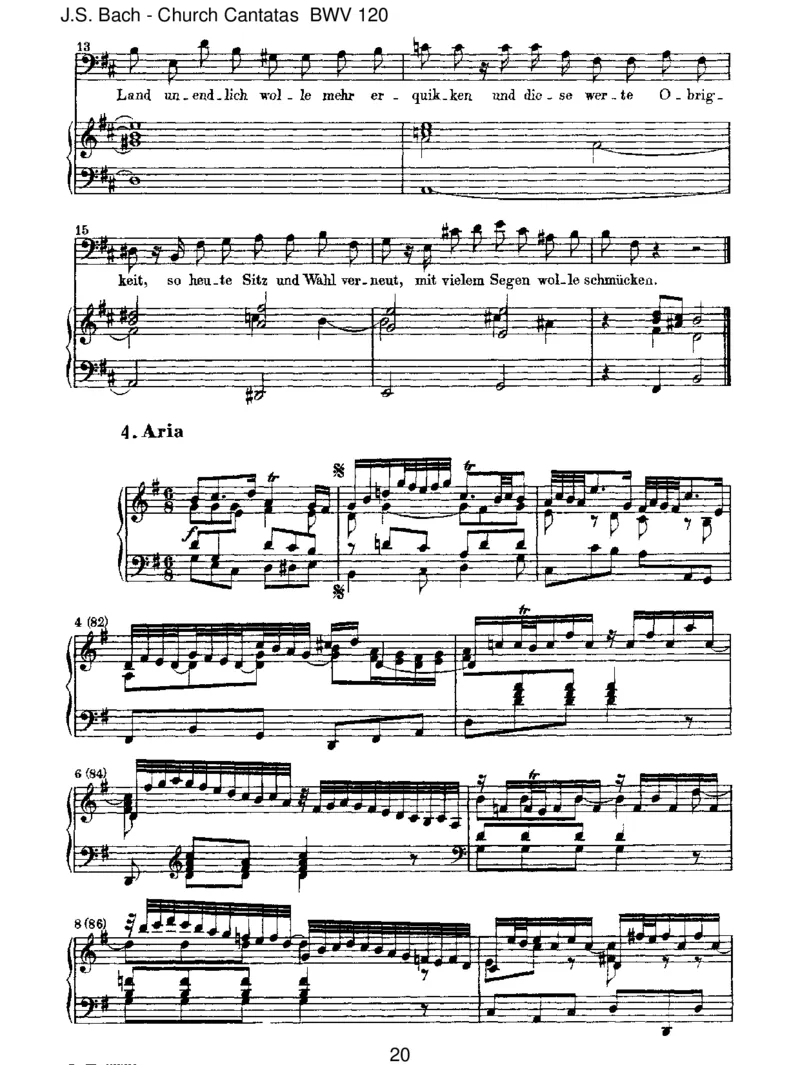 BWV120Gott,manlobetdichinderStille_一万首著名钢琴曲谱哈农贝多芬合集视频教学电子版高清无水印可打印_1古典钢琴知名音乐家谱_巴赫钢琴谱全集_J.S巴赫作品全集