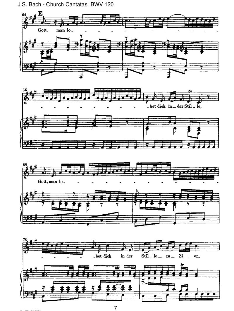 BWV120Gott,manlobetdichinderStille_一万首著名钢琴曲谱哈农贝多芬合集视频教学电子版高清无水印可打印_1古典钢琴知名音乐家谱_巴赫钢琴谱全集_J.S巴赫作品全集
