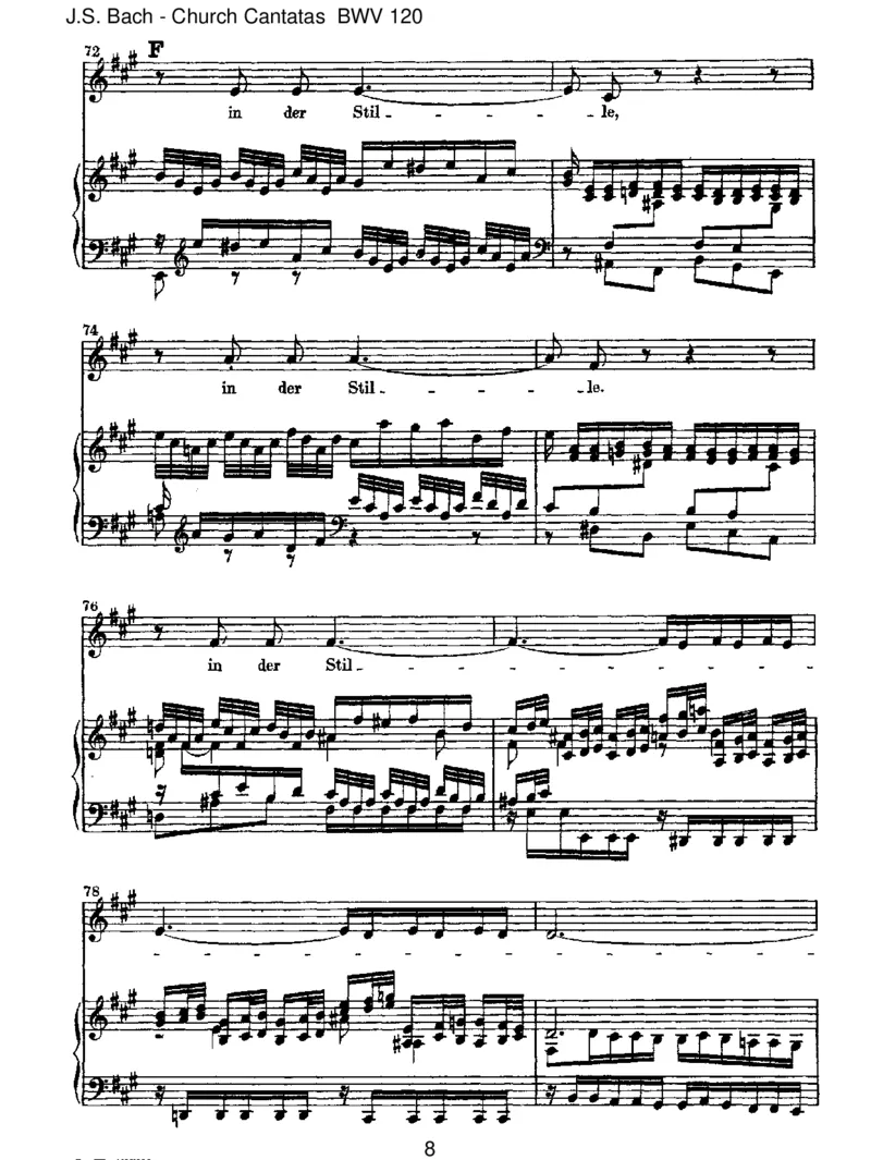 BWV120Gott,manlobetdichinderStille_一万首著名钢琴曲谱哈农贝多芬合集视频教学电子版高清无水印可打印_1古典钢琴知名音乐家谱_巴赫钢琴谱全集_J.S巴赫作品全集