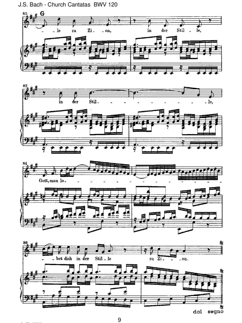 BWV120Gott,manlobetdichinderStille_一万首著名钢琴曲谱哈农贝多芬合集视频教学电子版高清无水印可打印_1古典钢琴知名音乐家谱_巴赫钢琴谱全集_J.S巴赫作品全集