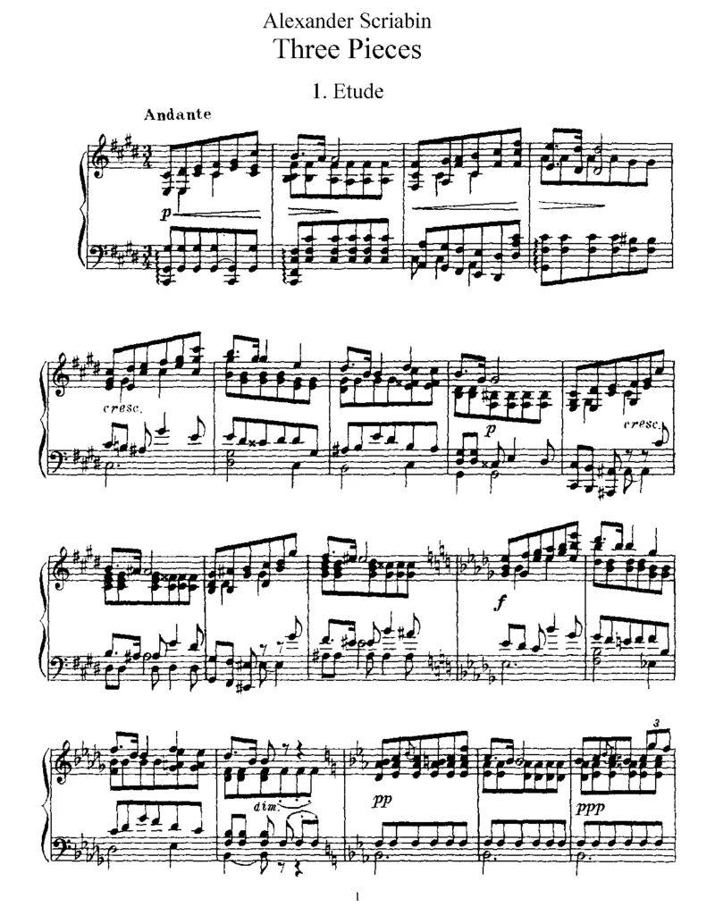 3Pieces,Op2_一万首著名钢琴曲谱哈农贝多芬合集视频教学电子版高清无水印可打印_1古典钢琴知名音乐家谱_斯克里亚宾钢琴谱全集_pieces