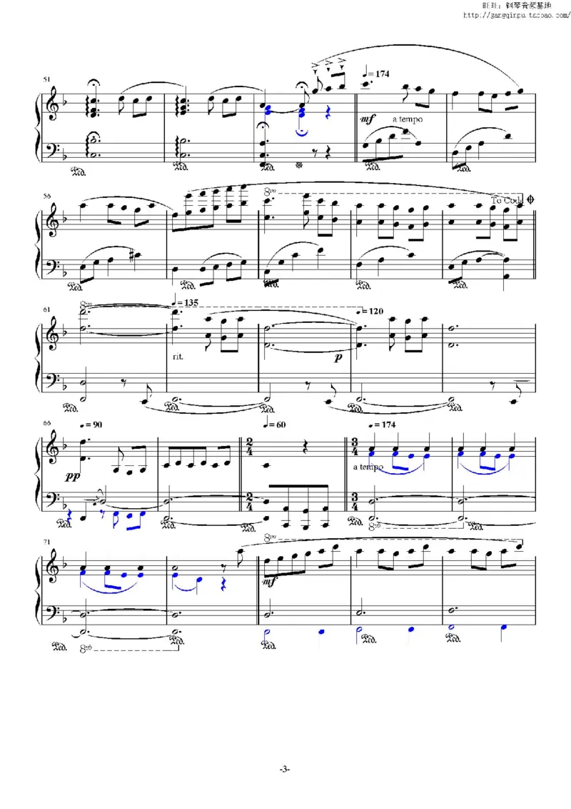 38、理查德克莱德曼（77页，共12首）_一万首著名钢琴曲谱哈农贝多芬合集视频教学电子版高清无水印可打印_3流行音乐谱_流行钢琴谱合集形式_高清PDF无水印