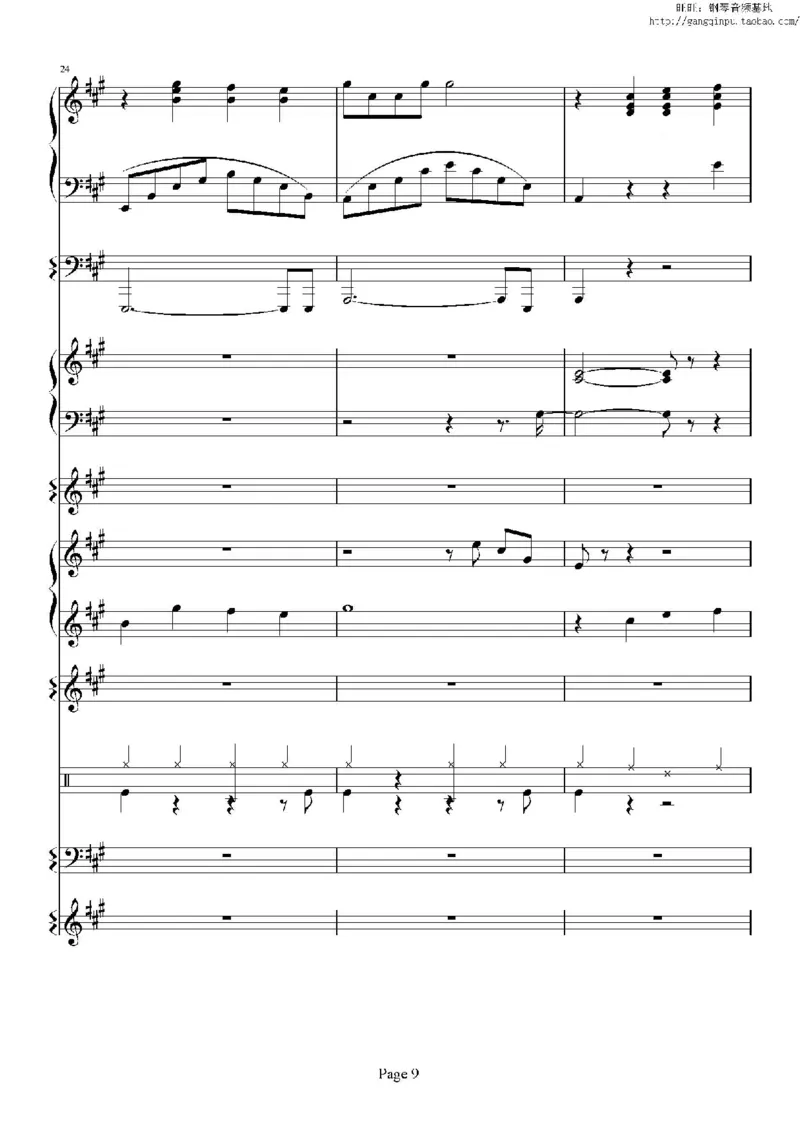 38、理查德克莱德曼（77页，共12首）_一万首著名钢琴曲谱哈农贝多芬合集视频教学电子版高清无水印可打印_3流行音乐谱_流行钢琴谱合集形式_高清PDF无水印