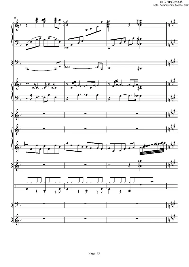 38、理查德克莱德曼（77页，共12首）_一万首著名钢琴曲谱哈农贝多芬合集视频教学电子版高清无水印可打印_3流行音乐谱_流行钢琴谱合集形式_高清PDF无水印