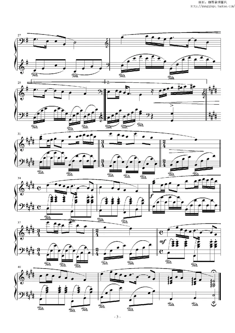 38、理查德克莱德曼（77页，共12首）_一万首著名钢琴曲谱哈农贝多芬合集视频教学电子版高清无水印可打印_3流行音乐谱_流行钢琴谱合集形式_高清PDF无水印