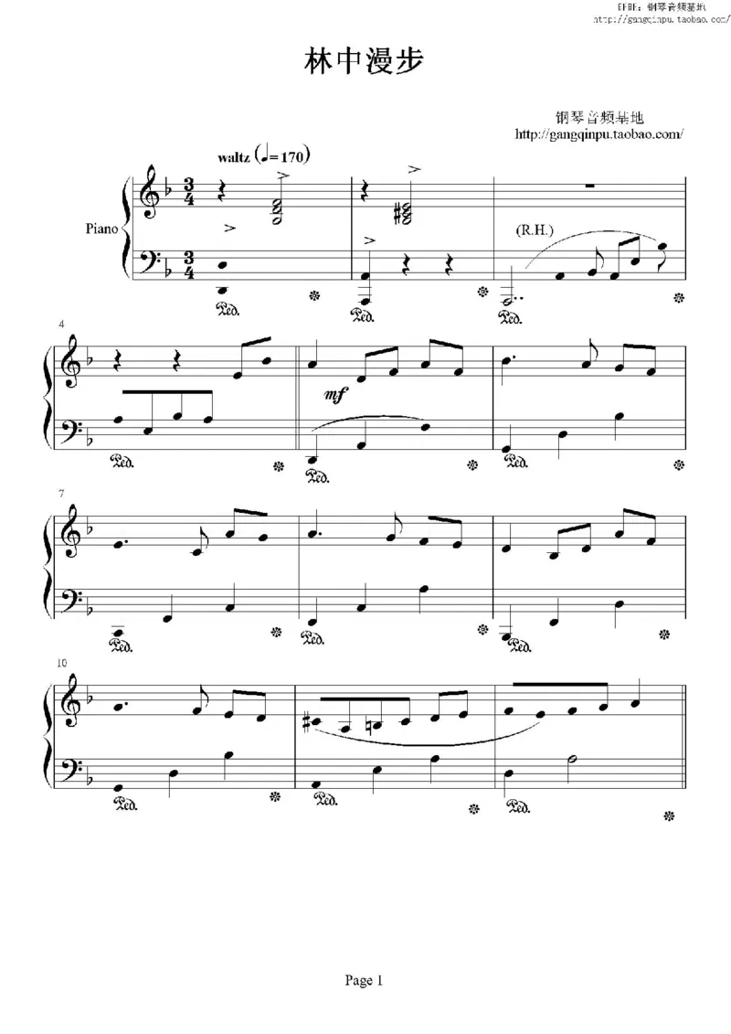 38、理查德克莱德曼（77页，共12首）_一万首著名钢琴曲谱哈农贝多芬合集视频教学电子版高清无水印可打印_3流行音乐谱_流行钢琴谱合集形式_高清PDF无水印