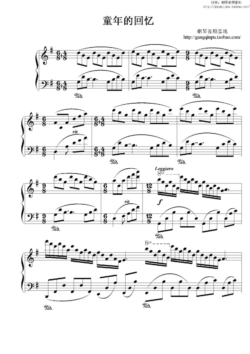 38、理查德克莱德曼（77页，共12首）_一万首著名钢琴曲谱哈农贝多芬合集视频教学电子版高清无水印可打印_3流行音乐谱_流行钢琴谱合集形式_高清PDF无水印