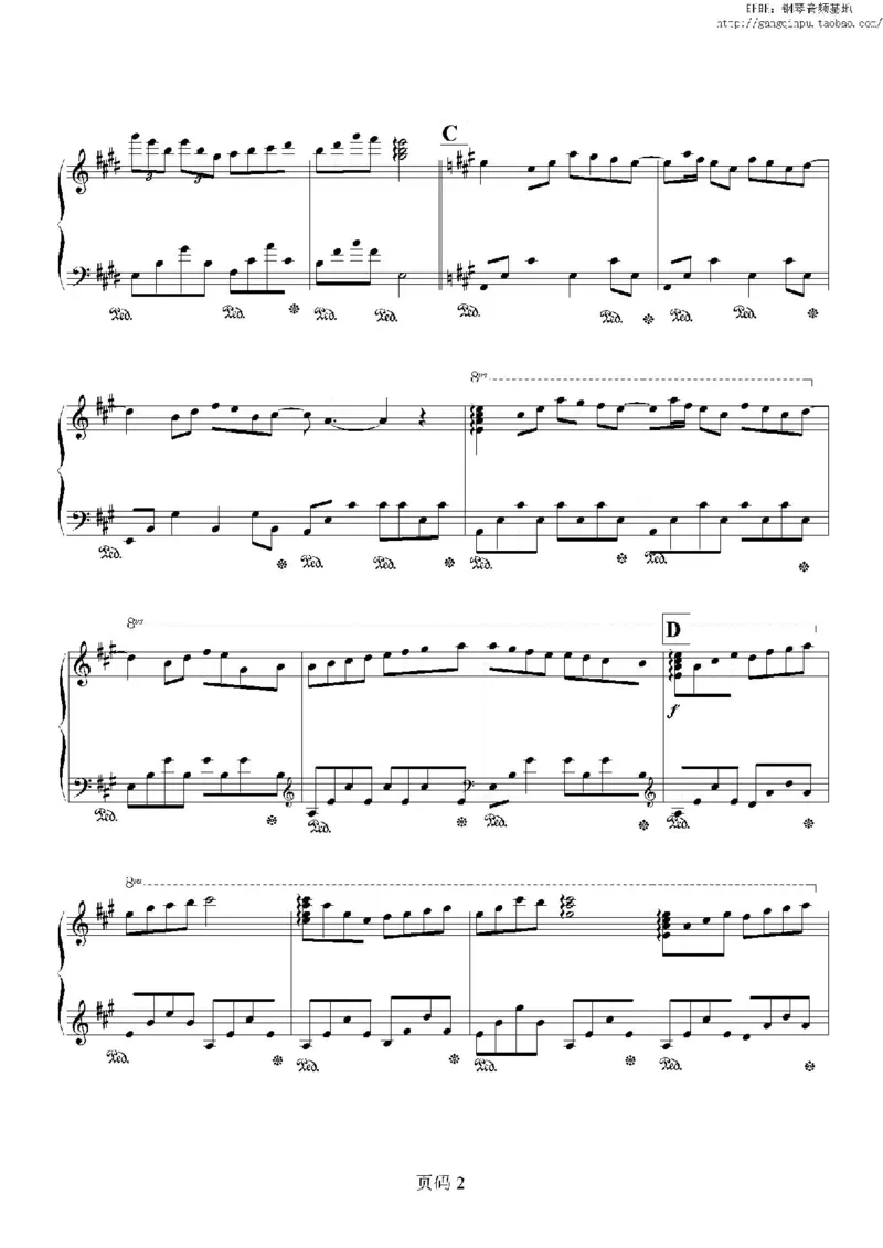 38、理查德克莱德曼（77页，共12首）_一万首著名钢琴曲谱哈农贝多芬合集视频教学电子版高清无水印可打印_3流行音乐谱_流行钢琴谱合集形式_高清PDF无水印