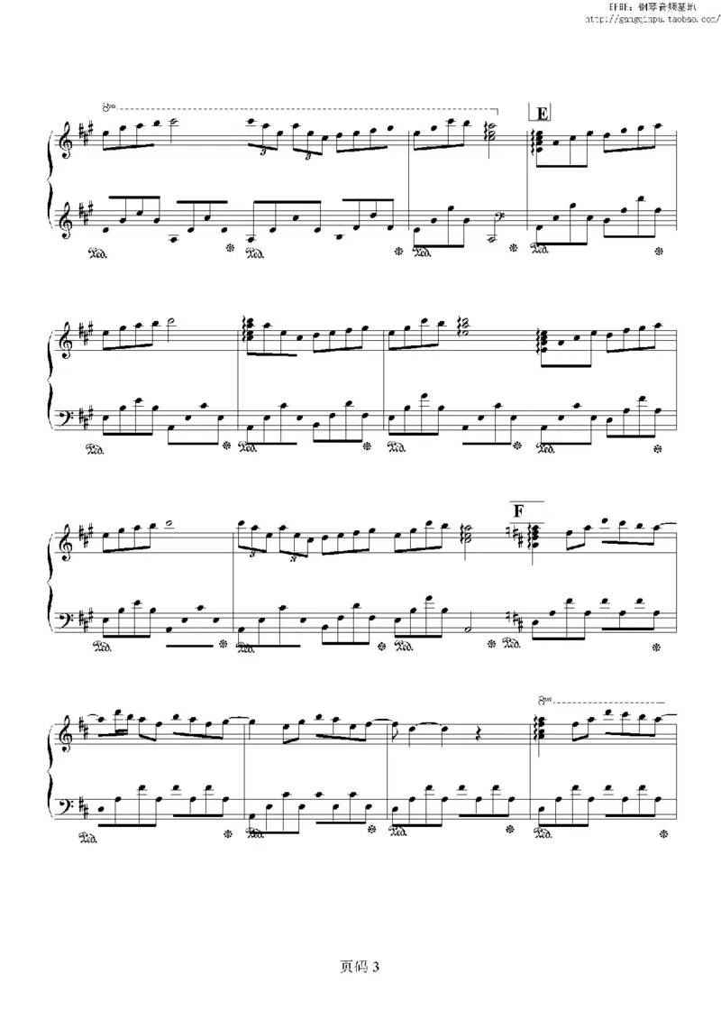 38、理查德克莱德曼（77页，共12首）_一万首著名钢琴曲谱哈农贝多芬合集视频教学电子版高清无水印可打印_3流行音乐谱_流行钢琴谱合集形式_高清PDF无水印