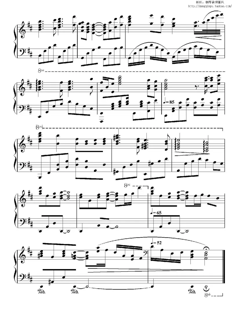 38、理查德克莱德曼（77页，共12首）_一万首著名钢琴曲谱哈农贝多芬合集视频教学电子版高清无水印可打印_3流行音乐谱_流行钢琴谱合集形式_高清PDF无水印