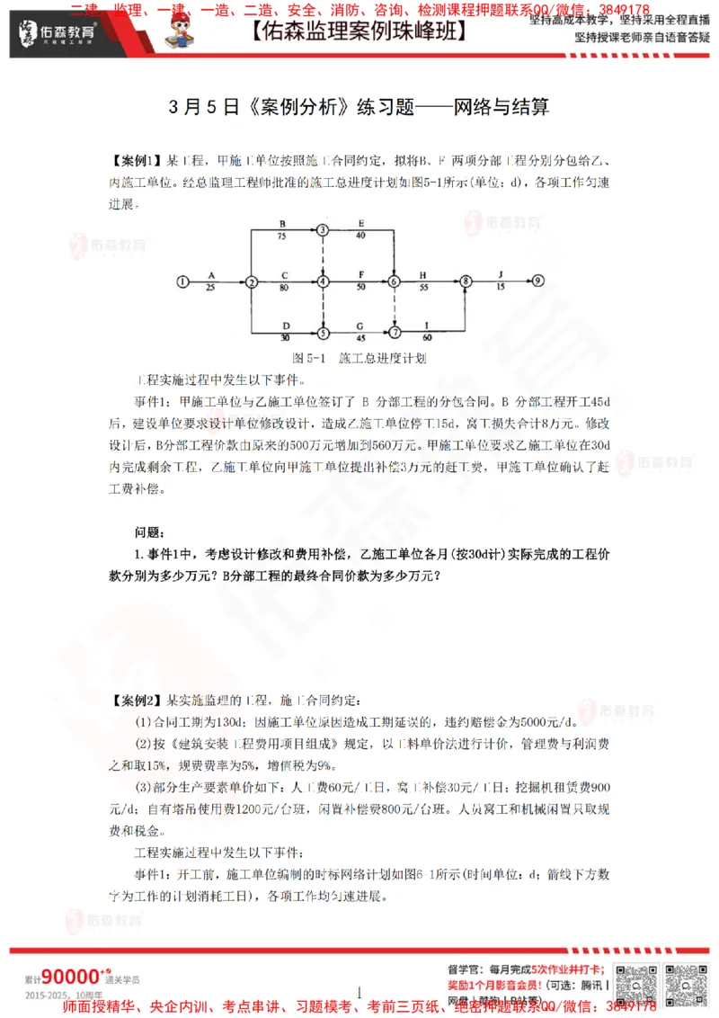 3月5日佑森监理案例珠峰班VIP作业_监理工程师_2025监理工程师_2025年监理工程师SVIP_2025年监理土建案例SVIP_02-基础精讲✿高端面授✿深度强化