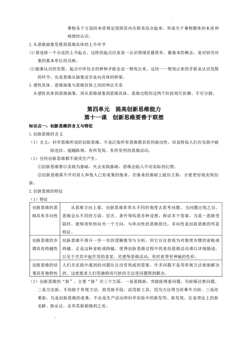 逻辑与思维知识梳理-统编版选择性必修三_E015高中全科试卷_政治试题_选修3_6.知识汇总