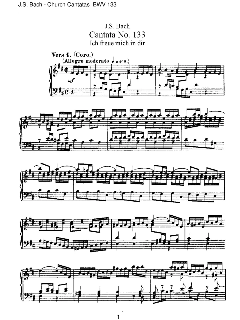BWV133Ichfreuemichindir_一万首著名钢琴曲谱哈农贝多芬合集视频教学电子版高清无水印可打印_1古典钢琴知名音乐家谱_巴赫钢琴谱全集_J.S巴赫作品全集_JohannSebastianBach(1685-1750)巴赫