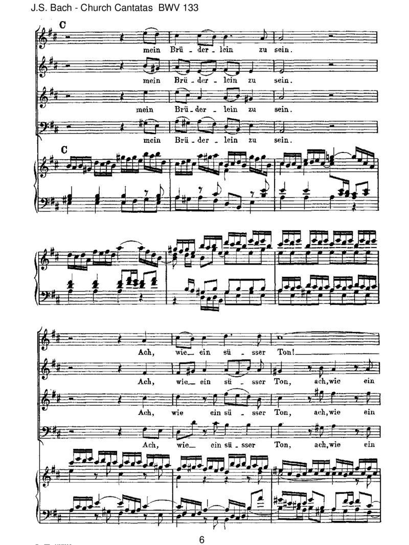 BWV133Ichfreuemichindir_一万首著名钢琴曲谱哈农贝多芬合集视频教学电子版高清无水印可打印_1古典钢琴知名音乐家谱_巴赫钢琴谱全集_J.S巴赫作品全集_JohannSebastianBach(1685-1750)巴赫