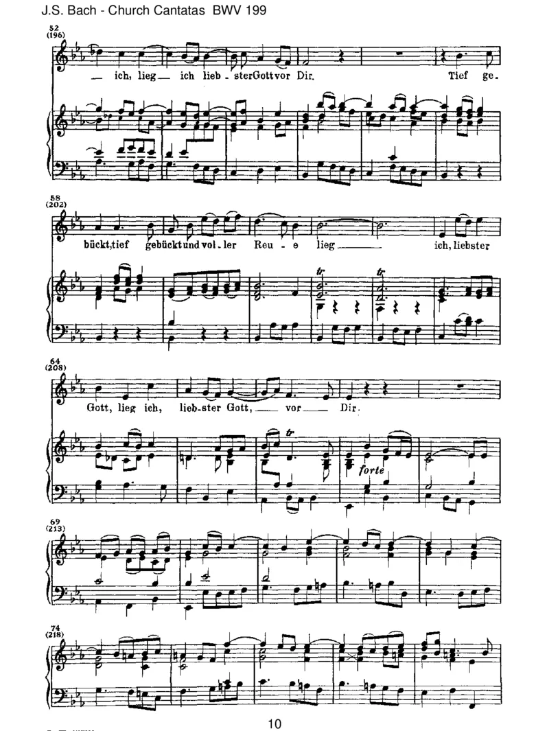 BWV199MeinHerzeschwimmtimBlut_一万首著名钢琴曲谱哈农贝多芬合集视频教学电子版高清无水印可打印_1古典钢琴知名音乐家谱_巴赫钢琴谱全集_J.S巴赫作品全集_JohannSebastianBach(1685-1750)巴赫
