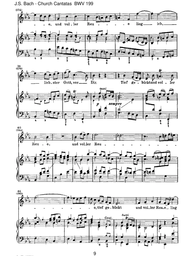 BWV199MeinHerzeschwimmtimBlut_一万首著名钢琴曲谱哈农贝多芬合集视频教学电子版高清无水印可打印_1古典钢琴知名音乐家谱_巴赫钢琴谱全集_J.S巴赫作品全集_JohannSebastianBach(1685-1750)巴赫