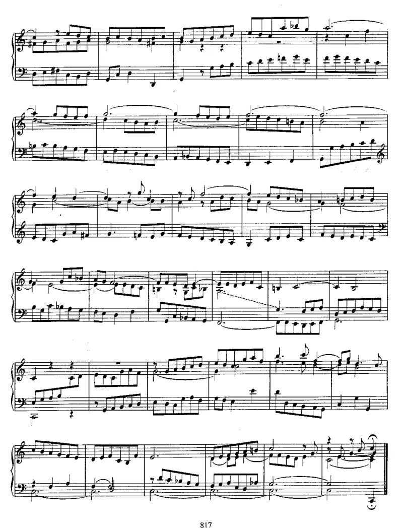 5Preludes,BWV939-943_一万首著名钢琴曲谱哈农贝多芬合集视频教学电子版高清无水印可打印_1古典钢琴知名音乐家谱_巴赫钢琴谱全集_Preludes，Fantasias，Fugues