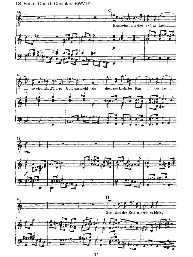 BWV91Gelobetseistdu,JesusChrist_一万首著名钢琴曲谱哈农贝多芬合集视频教学电子版高清无水印可打印_1古典钢琴知名音乐家谱_巴赫钢琴谱全集_J.S巴赫作品全集_JohannSebastianBach(1685-1750)巴赫