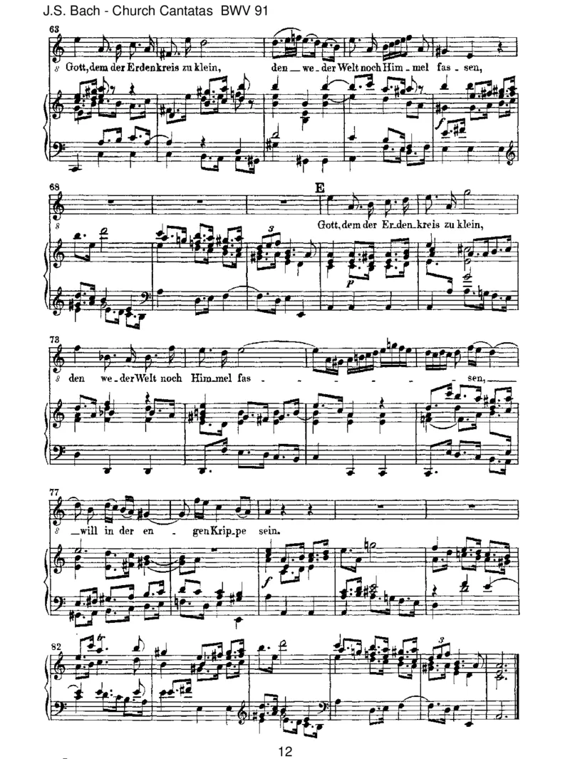 BWV91Gelobetseistdu,JesusChrist_一万首著名钢琴曲谱哈农贝多芬合集视频教学电子版高清无水印可打印_1古典钢琴知名音乐家谱_巴赫钢琴谱全集_J.S巴赫作品全集_JohannSebastianBach(1685-1750)巴赫