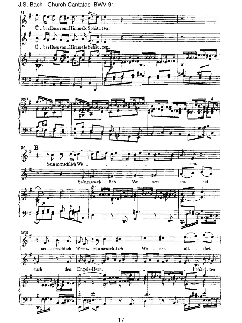 BWV91Gelobetseistdu,JesusChrist_一万首著名钢琴曲谱哈农贝多芬合集视频教学电子版高清无水印可打印_1古典钢琴知名音乐家谱_巴赫钢琴谱全集_J.S巴赫作品全集_JohannSebastianBach(1685-1750)巴赫