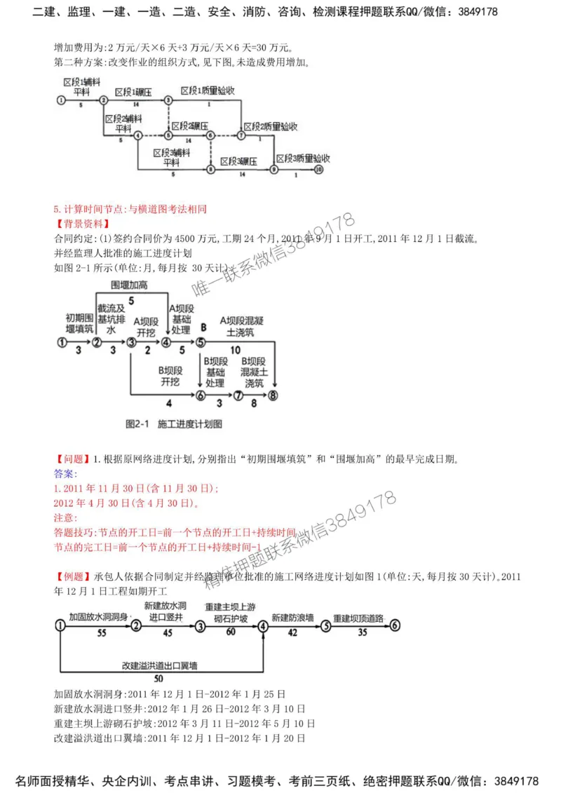 42-第七章-水利工程建设项目进度控制（四）_监理工程师_2025监理工程师_2025年监理工程师SVIP_2025年监理水利案例SVIP_02-基础精讲✿高端面授✿深度强化_讲义