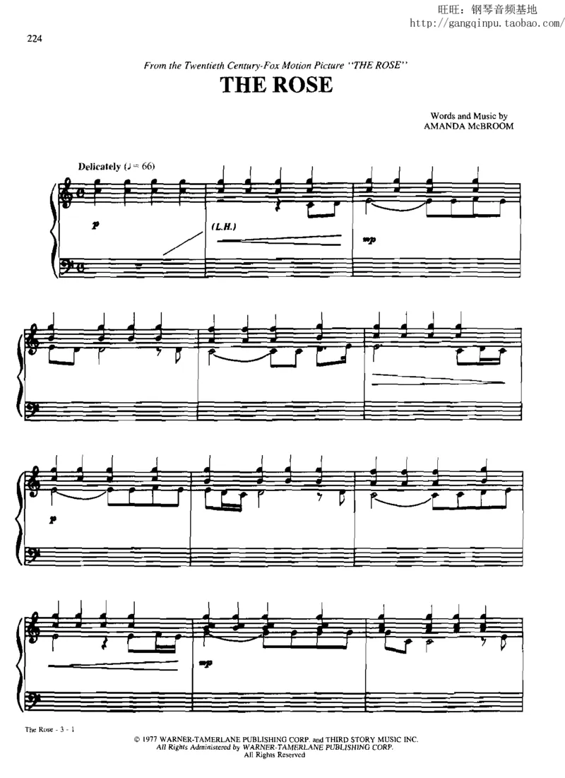 28、流行情调钢琴谱集（296页，共77首）_一万首著名钢琴曲谱哈农贝多芬合集视频教学电子版高清无水印可打印_3流行音乐谱_流行钢琴谱合集形式_高清PDF无水印