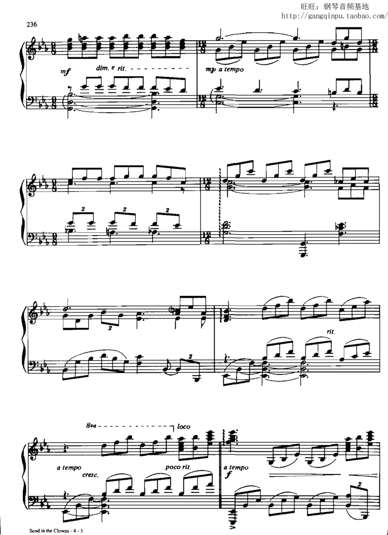 28、流行情调钢琴谱集（296页，共77首）_一万首著名钢琴曲谱哈农贝多芬合集视频教学电子版高清无水印可打印_3流行音乐谱_流行钢琴谱合集形式_高清PDF无水印