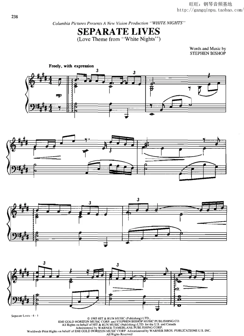 28、流行情调钢琴谱集（296页，共77首）_一万首著名钢琴曲谱哈农贝多芬合集视频教学电子版高清无水印可打印_3流行音乐谱_流行钢琴谱合集形式_高清PDF无水印