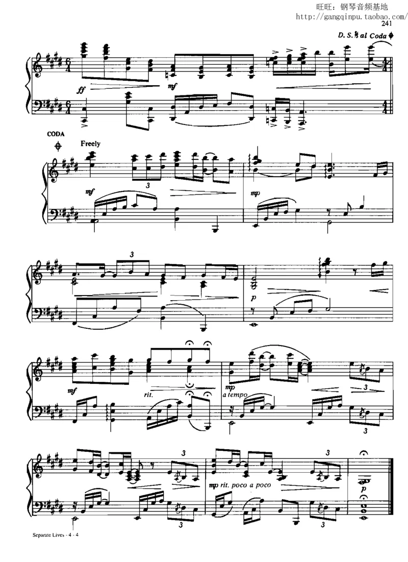 28、流行情调钢琴谱集（296页，共77首）_一万首著名钢琴曲谱哈农贝多芬合集视频教学电子版高清无水印可打印_3流行音乐谱_流行钢琴谱合集形式_高清PDF无水印