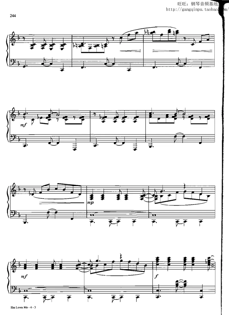 28、流行情调钢琴谱集（296页，共77首）_一万首著名钢琴曲谱哈农贝多芬合集视频教学电子版高清无水印可打印_3流行音乐谱_流行钢琴谱合集形式_高清PDF无水印