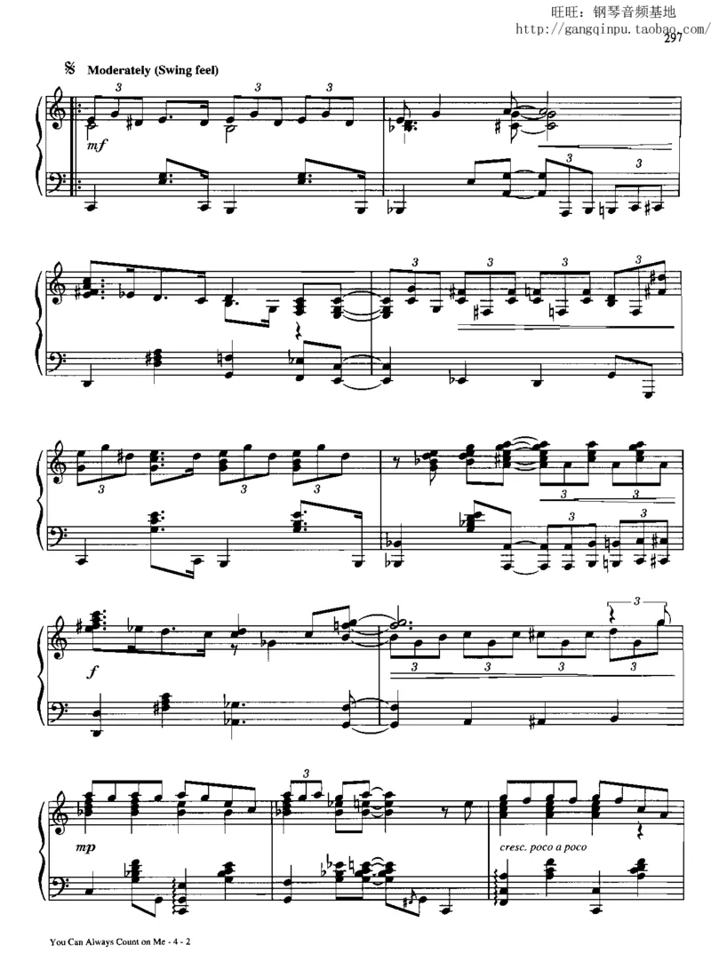 28、流行情调钢琴谱集（296页，共77首）_一万首著名钢琴曲谱哈农贝多芬合集视频教学电子版高清无水印可打印_3流行音乐谱_流行钢琴谱合集形式_高清PDF无水印