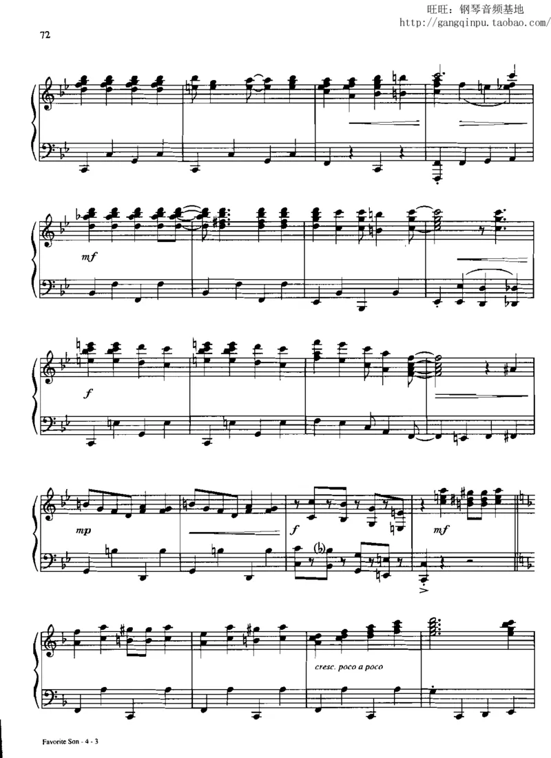 28、流行情调钢琴谱集（296页，共77首）_一万首著名钢琴曲谱哈农贝多芬合集视频教学电子版高清无水印可打印_3流行音乐谱_流行钢琴谱合集形式_高清PDF无水印