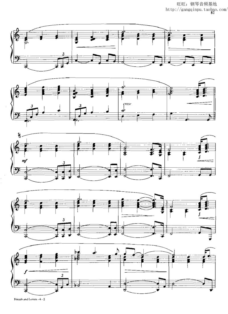 28、流行情调钢琴谱集（296页，共77首）_一万首著名钢琴曲谱哈农贝多芬合集视频教学电子版高清无水印可打印_3流行音乐谱_流行钢琴谱合集形式_高清PDF无水印