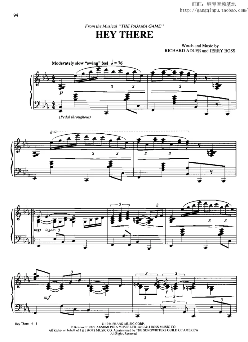 28、流行情调钢琴谱集（296页，共77首）_一万首著名钢琴曲谱哈农贝多芬合集视频教学电子版高清无水印可打印_3流行音乐谱_流行钢琴谱合集形式_高清PDF无水印