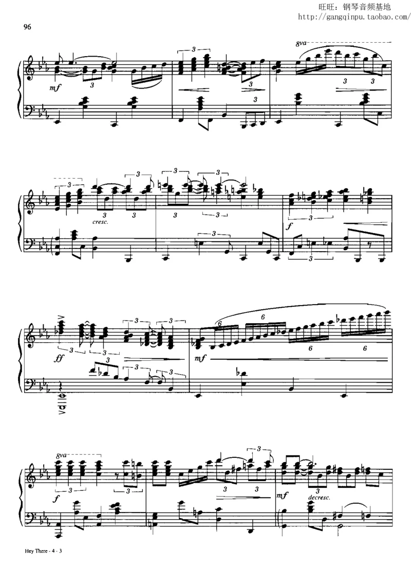 28、流行情调钢琴谱集（296页，共77首）_一万首著名钢琴曲谱哈农贝多芬合集视频教学电子版高清无水印可打印_3流行音乐谱_流行钢琴谱合集形式_高清PDF无水印