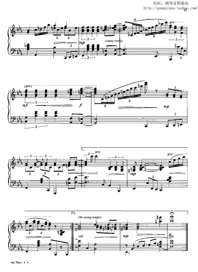 28、流行情调钢琴谱集（296页，共77首）_一万首著名钢琴曲谱哈农贝多芬合集视频教学电子版高清无水印可打印_3流行音乐谱_流行钢琴谱合集形式_高清PDF无水印