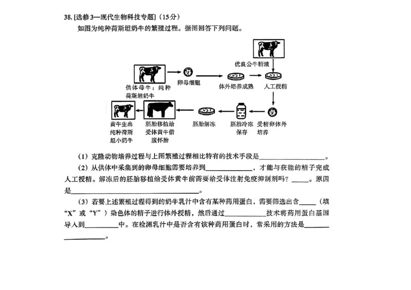 宁夏银川市2024年高三下学期一模考试理科综合试题_2024年4月_01按日期_14号_2024届宁夏银川市石嘴山市高三4月教学质量检测