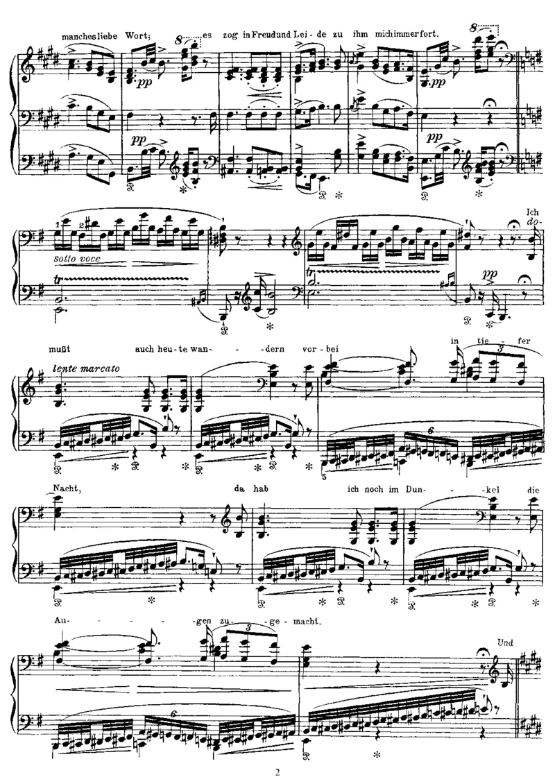 DerLindenbaum(Schubert)_一万首著名钢琴曲谱哈农贝多芬合集视频教学电子版高清无水印可打印_1古典钢琴知名音乐家谱_李斯特钢琴谱全集_改编舒伯特