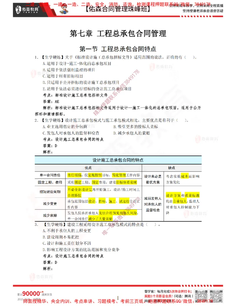 3月11日佑森合同管理珠峰班VIP作业答案_监理工程师_2025监理工程师_2025年监理工程师SVIP_2025年监理合同管理SVIP_02-基础精讲✿高端面授✿深度强化