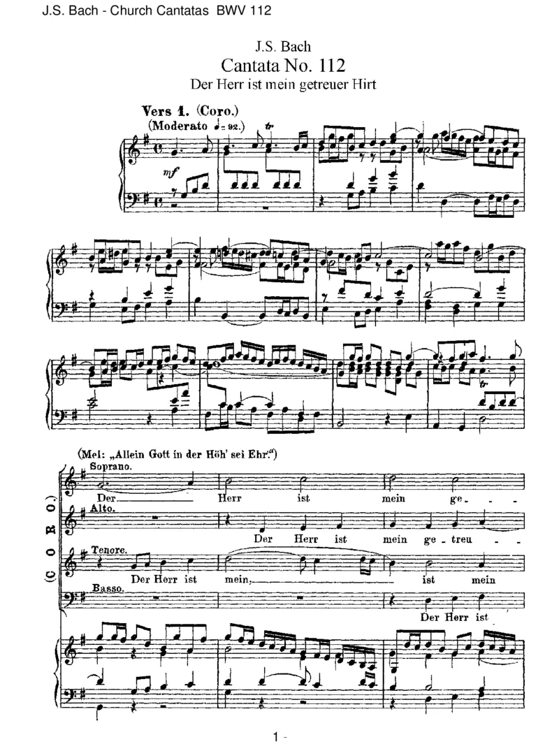 BWV112DerHerristmeingetreuerHirt_一万首著名钢琴曲谱哈农贝多芬合集视频教学电子版高清无水印可打印_1古典钢琴知名音乐家谱_巴赫钢琴谱全集_J.S巴赫作品全集