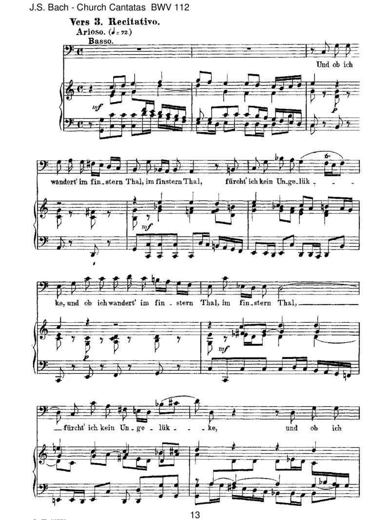 BWV112DerHerristmeingetreuerHirt_一万首著名钢琴曲谱哈农贝多芬合集视频教学电子版高清无水印可打印_1古典钢琴知名音乐家谱_巴赫钢琴谱全集_J.S巴赫作品全集