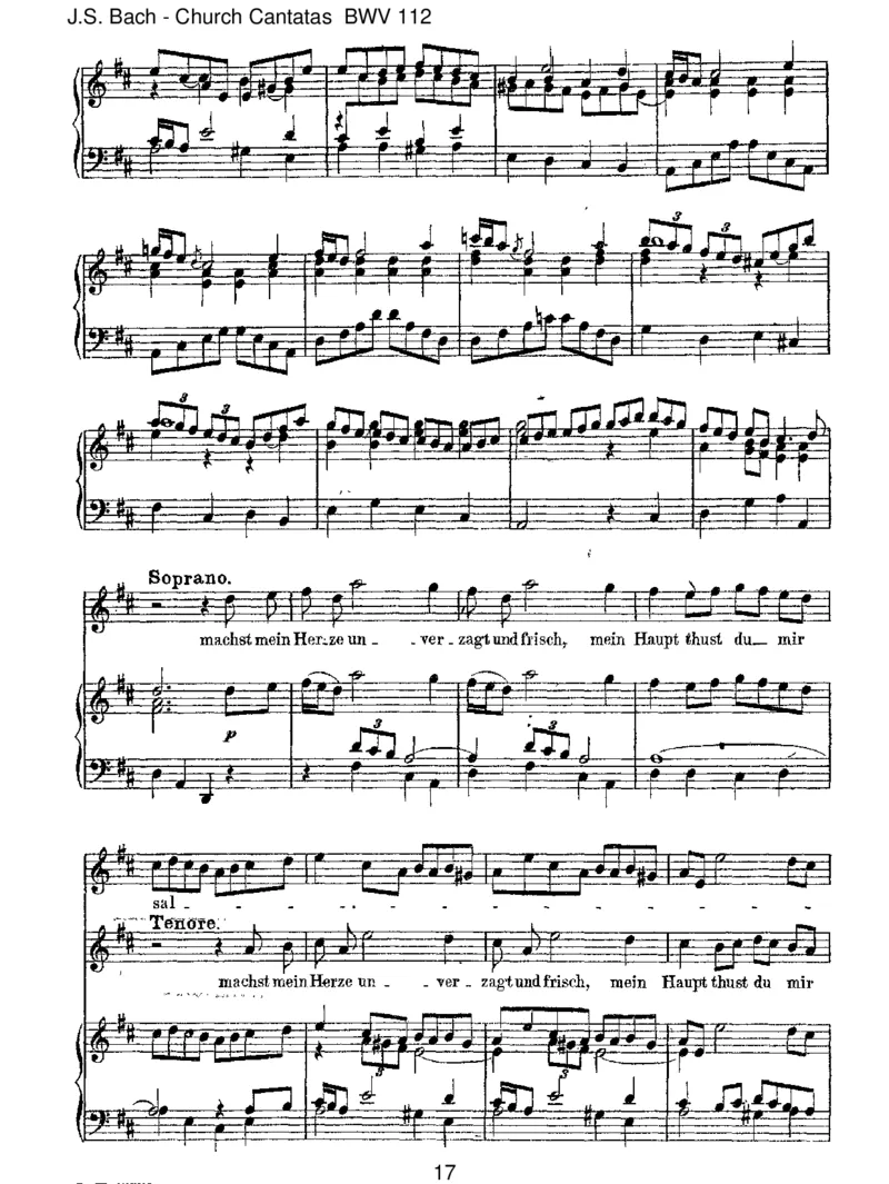 BWV112DerHerristmeingetreuerHirt_一万首著名钢琴曲谱哈农贝多芬合集视频教学电子版高清无水印可打印_1古典钢琴知名音乐家谱_巴赫钢琴谱全集_J.S巴赫作品全集