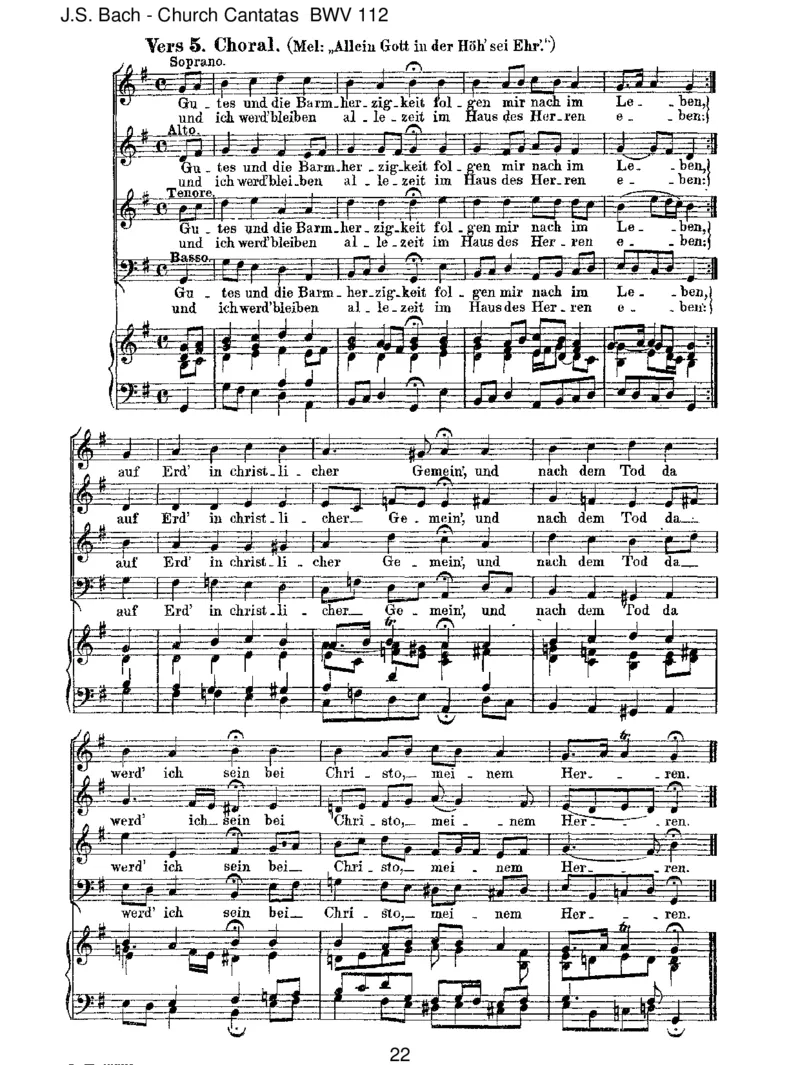 BWV112DerHerristmeingetreuerHirt_一万首著名钢琴曲谱哈农贝多芬合集视频教学电子版高清无水印可打印_1古典钢琴知名音乐家谱_巴赫钢琴谱全集_J.S巴赫作品全集