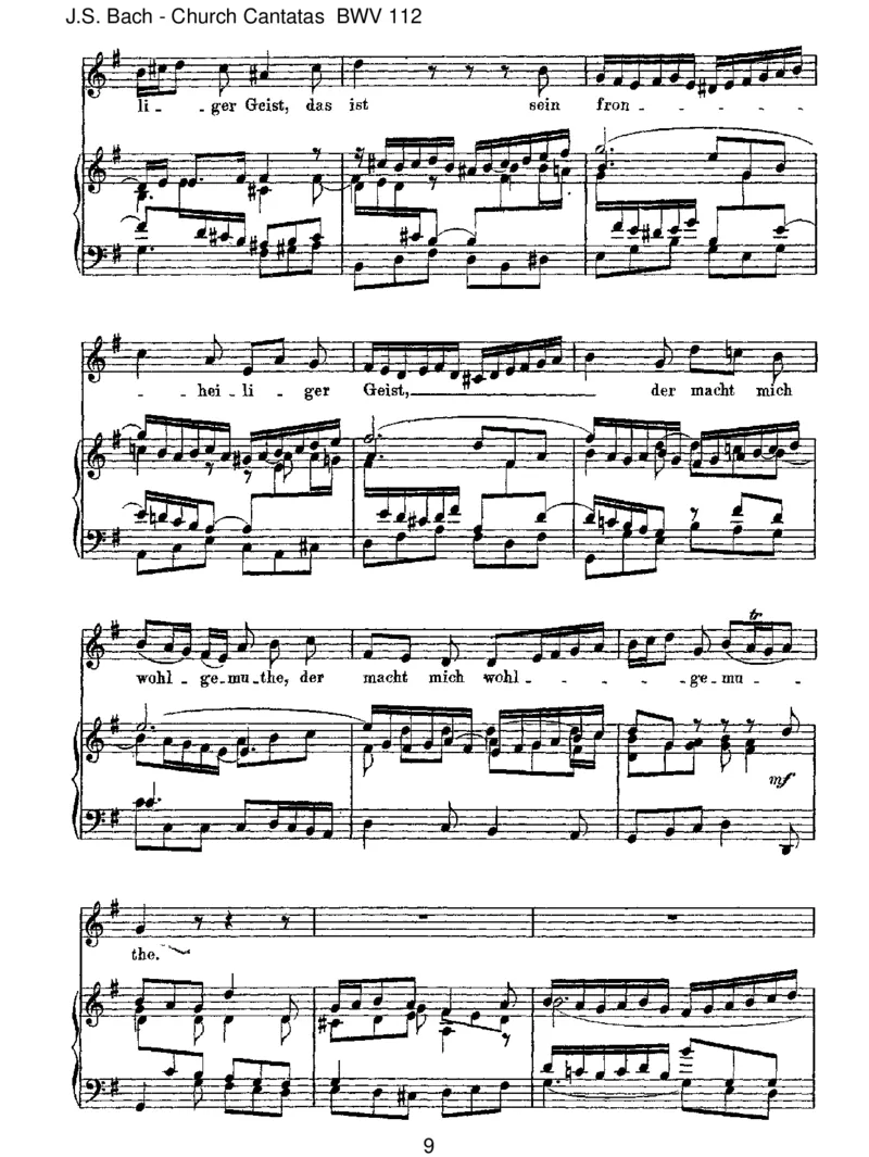 BWV112DerHerristmeingetreuerHirt_一万首著名钢琴曲谱哈农贝多芬合集视频教学电子版高清无水印可打印_1古典钢琴知名音乐家谱_巴赫钢琴谱全集_J.S巴赫作品全集